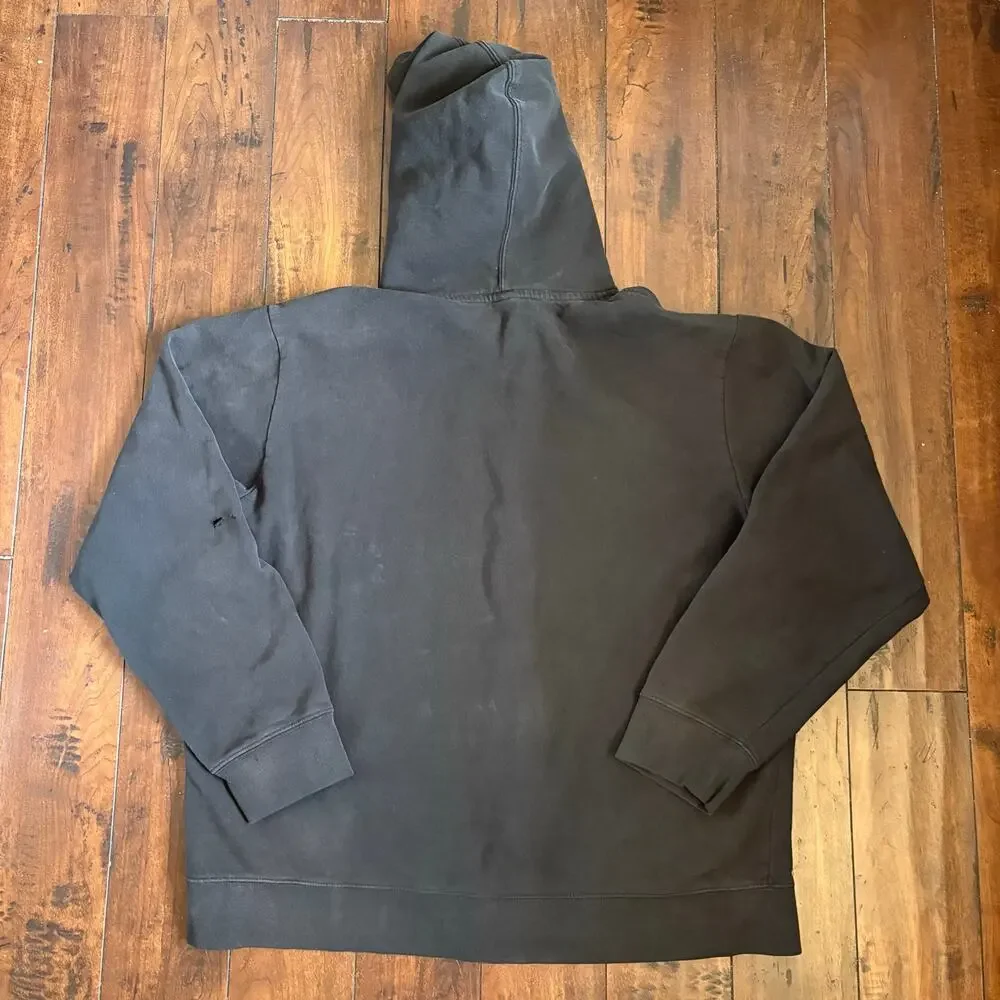 The North Face Full Zip Hoodie Mens XXL Black Outdoors Sportswear Activewear